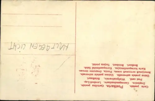 Künstler Ak Handgemalt, Prosit Neujahr, Frau empfängt ihren Gatten