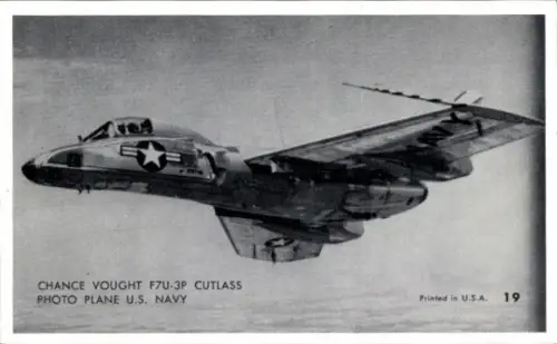 Ak Chance Vought F7U-3P Cutlass, Photo-Flugzeug der US Navy