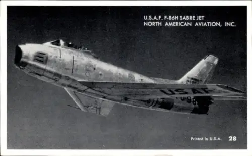 PC USAF F-86H Sabre Jet, North American Aviation