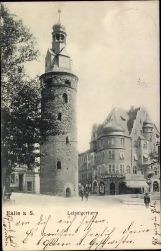 Ak Halle an der Saale, Leipzigerturm,  Architektur, Stadtansicht, 