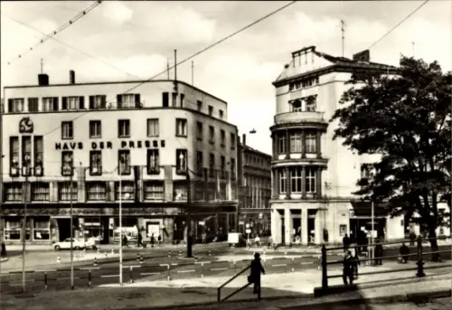 Ak Halle an der Saale, Haus der Presse am Waisenhausring