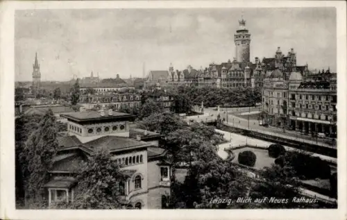 Ak Leipzig in Sachsen, Neues Rathaus