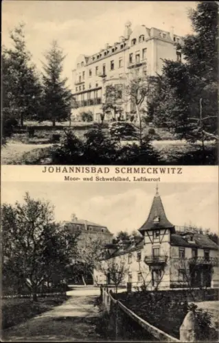 Ak Schmeckwitz Oberlausitz, Johannisbad Dr. Nikolaus Rachel