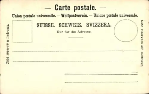 Ak Schaffhausen am Rhein Schweiz, Straßenbahn, Häuser, Turm