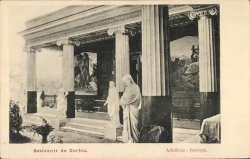 Ak Korfu Griechenland, Achilleion, Peristyle