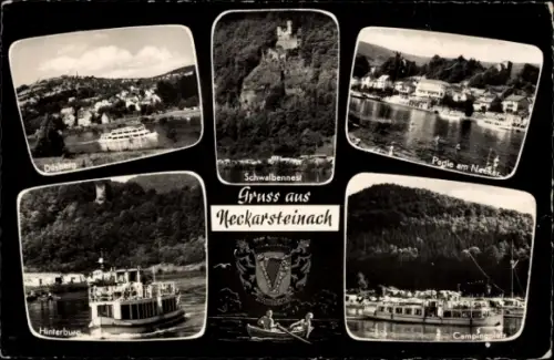 Ak Neckarsteinach in Hessen, Dilsberg, Hinterburg