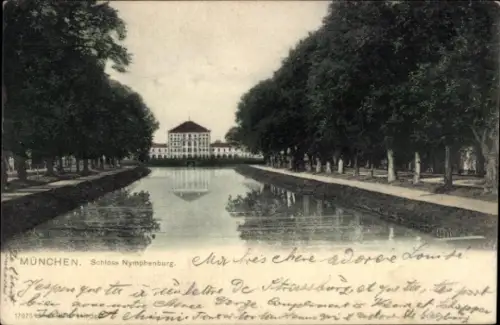 Ak Nymphenburg München Bayern, Schloss Nymphenburg