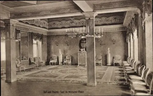 Ak Weimar in Thüringen, Ball- und Theatersaal im Wittumspalais