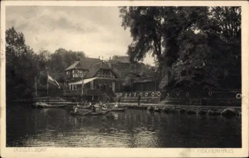 Ak Düsseldorf am Rhein, Fischerhaus
