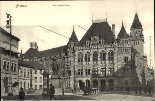 Ak Hansestadt Bremen, Gerichtsgebäude