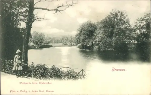 Ak Bremen, Wall, Bischofstor