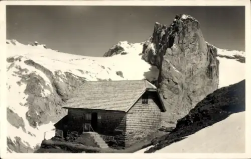 Ak Kanton Uri, Hüfihütte mit Kalkschyen