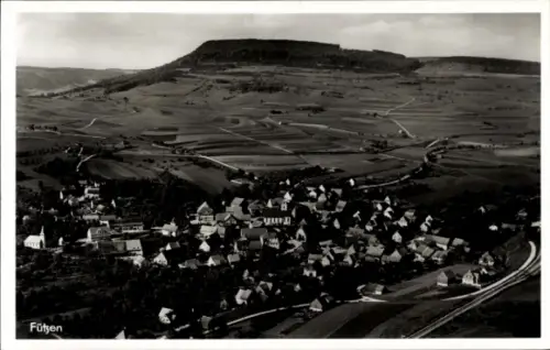 Ak Fützen Blumberg am Schwarzwald, Fliegeraufnahme