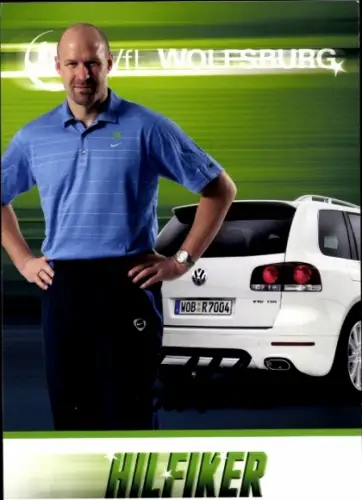 Autogrammkarte Torwart Trainer Andreas Hilfiker, VfL Wolfsburg, Autogramm