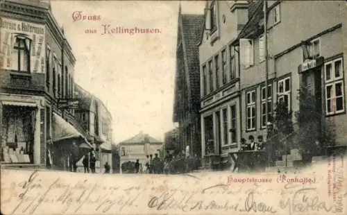 Ak Kellinghausen Rüthen in Westfalen, Hauptstraße