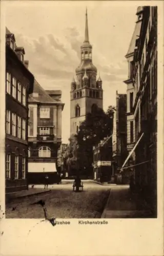 Ak Itzehoe in Holstein, Kirchenstraße