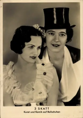 Ak 3 Skatt, Kunst und Komik auf Rollschuhen