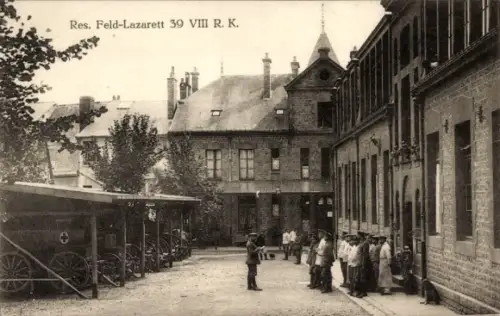 Ak Reserve-Feld-Lazarett 39 VIII RK, Soldaten