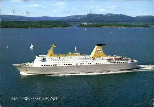 Ak MS Prinsesse Ragnhild, Jahre Line