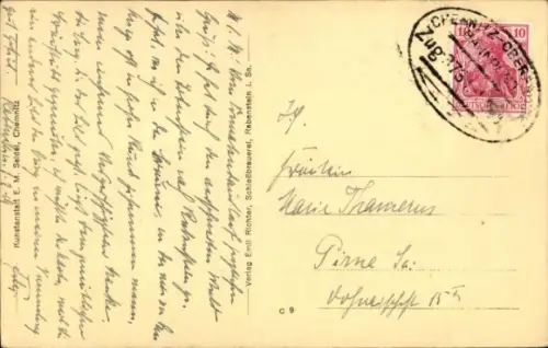 Ak Rabenstein Chemnitz in Sachsen, Burg Rabenstein