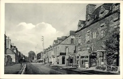 Ak Pontorson Manche, Straße, Gebäude, Boutiquen, TAILOR