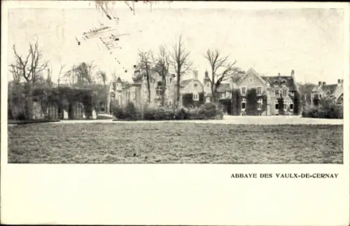 Ak Vaux de Cernay Yvelines, Abbaye, Blick auf den Ort