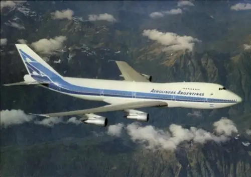 Ak Argentinisches Passagierflugzeug, Aerolinas Argentinas, Boeing 747-200