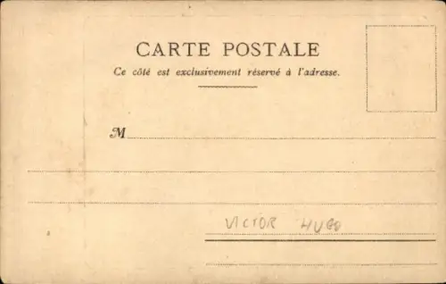 Ak Victor Hugo, Schriftsteller, Politiker