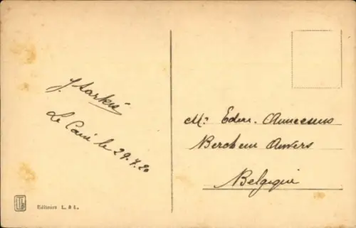 Ak Beaute bedouine, barbusige Araberin, Maghreb