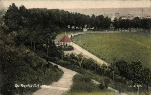 Ak Saint Helier Kanalinsel Jersey, The Peoples Park
