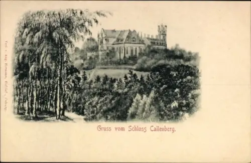 Ak Callenberg in Sachsen, Schloss