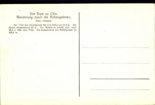 Ak Köln am Rhein, Dom