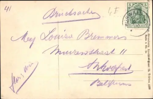 Ak Hohwald Elsass,  Blick in das Luisenthal