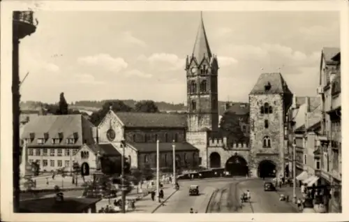 Ak Eisenach, Karlsplatz, Nikolaikirche, Tor