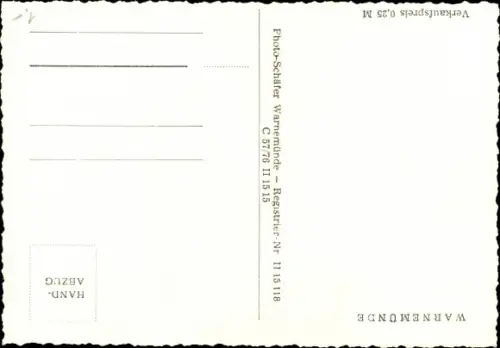 Ak Rostock Warnemünde, Hafenpartie mit Dampfer und Leuchtturm