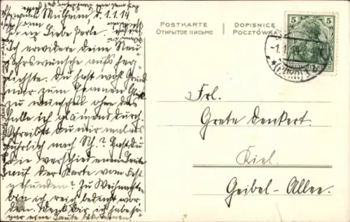 Ak Glückwunsch Neujahr, Schlitten, Geldsack, Schneemann