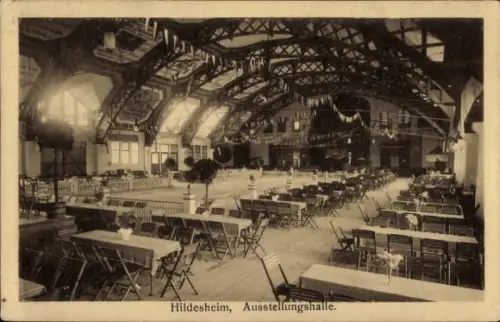 Ak Hildesheim in Niedersachsen, Ausstellungshalle, Inh. Ad. Tönnies