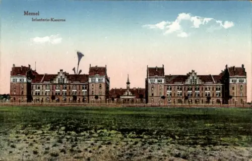 Ak Klaipėda Memel Ostpreußen, Infanterie-Kaserne