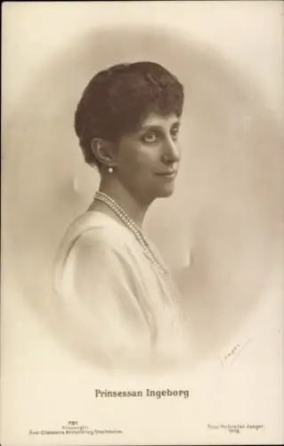 Ak Prinsessan Ingeborg, Portrait