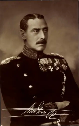 Ak König Christian X. von Dänemark, Porträt in Uniform
