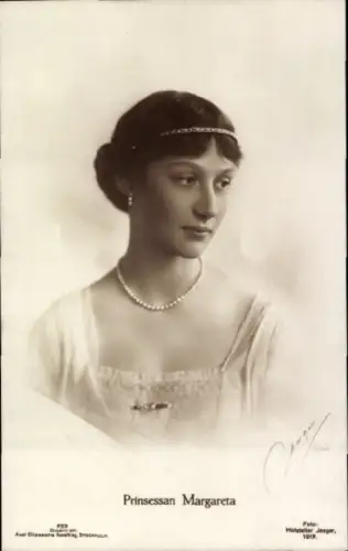 Ak Prinzessin Margaretha von Schweden, Prinsessan Margareta, Portrait