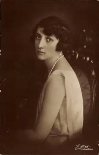 Ak Prinsessan Märtha von Schweden, Portrait