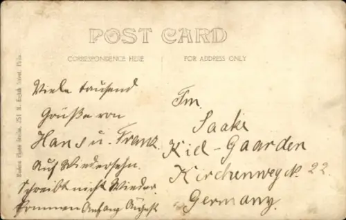 Foto Ak Vier Männer im Automobil, Auto