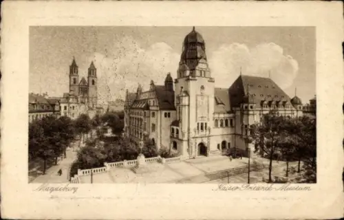 Ak Magdeburg an der Elbe, Kaiser Friedrich-Museum