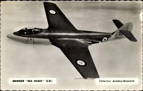 Ak Hawker Sea Hawk, Kampfflugzeug