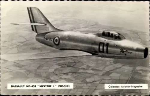 Ak Dassault MD.452 Mystère I, Kampfflugzeug