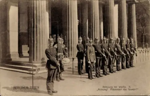 Ak Berlin Mitte, Ablösung der Wache