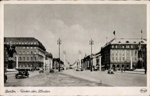 Ak Berlin Mitte, Alexanderplatz, Straße Unter den Linden