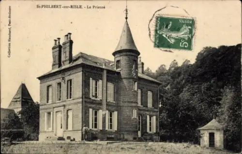 CPA Saint Philbert sur Risle Eure, Le Prieuré
