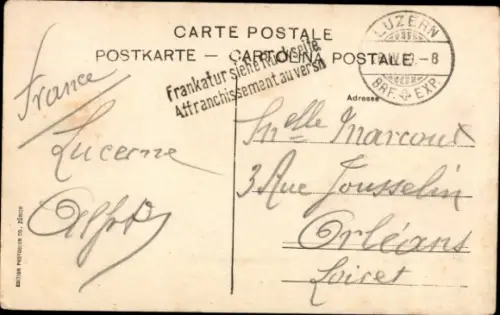 Ak Luzern Stadt Schweiz, Hotel National